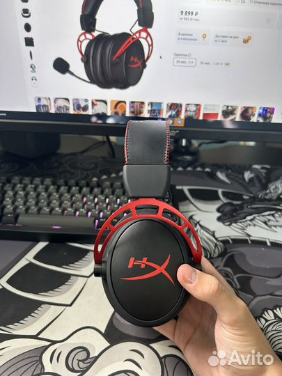 Проводные наушники HyperX Cloud Red