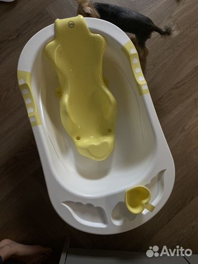 Ванночка для купания happy baby + гамак