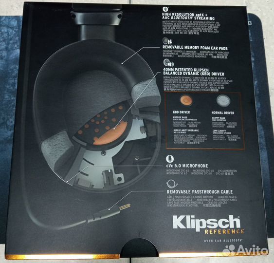 Наушники Klipsch Over-Ear BT Black