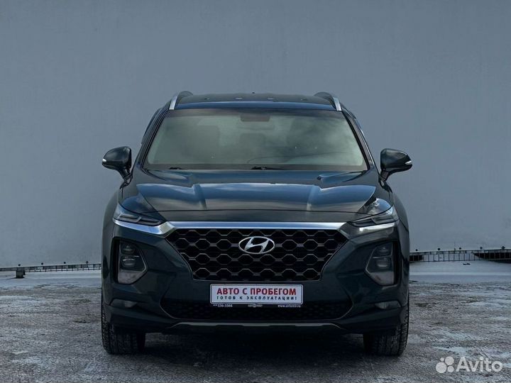 Hyundai Santa Fe 2.2 AT, 2019, 90 527 км