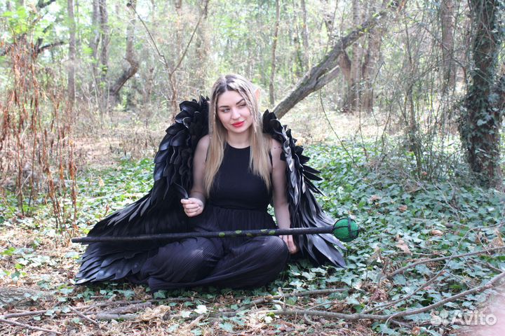 Крылья ангела (косплей Малифисента)