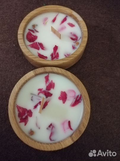 Свечи из натурального воска ручная работа