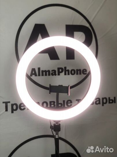 Кольцевая лампа 33см+штатив