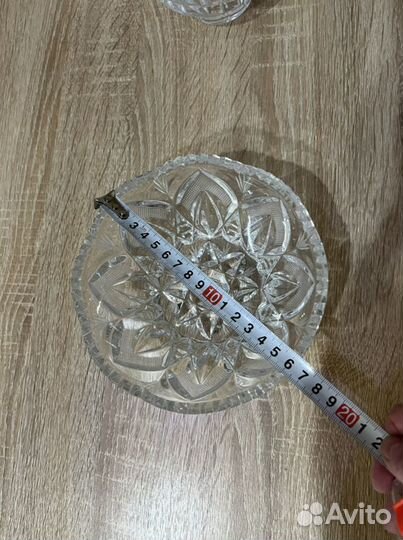 Хрустальные салатники, конфетницы СССР