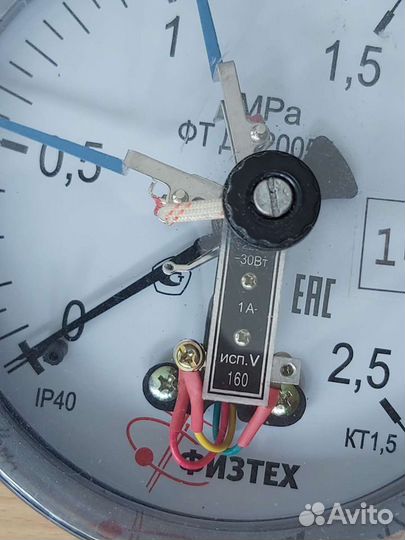 Манометр физтех дм2005ф исп V