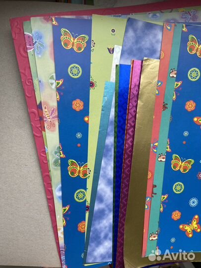 Цветная бумага и калька А4