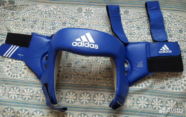 Боксерский шлем adidas (синий), размер: L