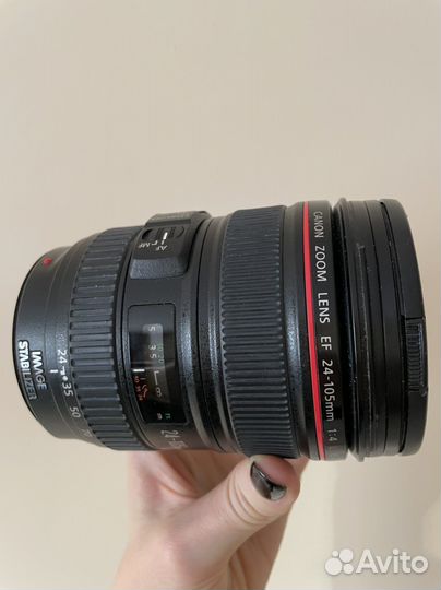 Объектив canon zoom lens EF 24-105mm 1 4 L IS USM