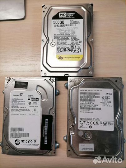 Жесткий диск(500 gb, 3 штуки)