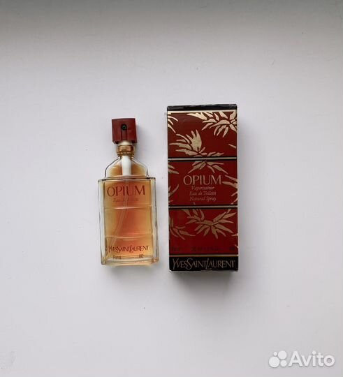 Ysl opium edt 36 мл винтаж остаток 1979