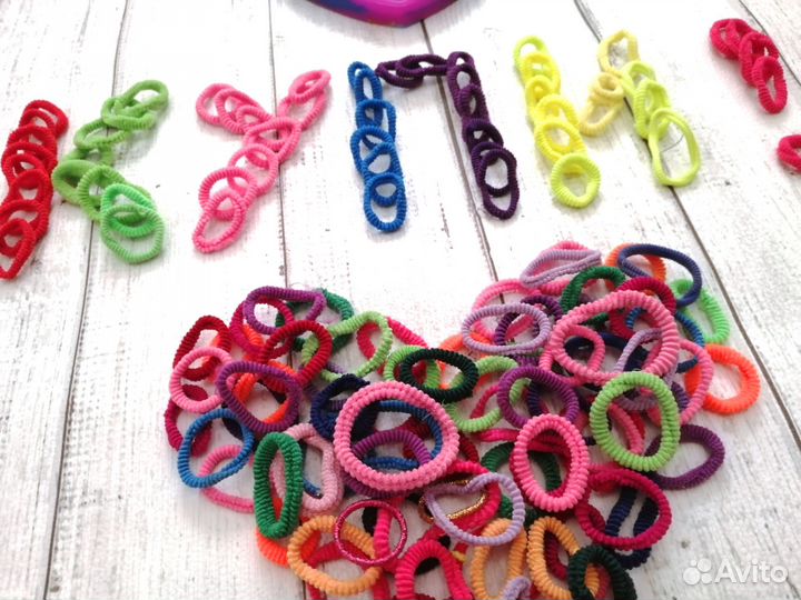 Резинки для волос детские пакетом