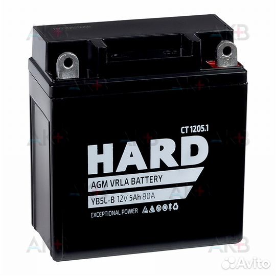 Аккумулятор для мопеда и скутера hard hard YB5L-B