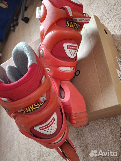 Классные детские ролики Молния McQueen