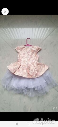 Платье для девочки новогоднее