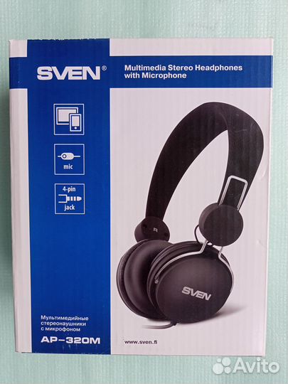 Гарнитура проводная sven AP-320M