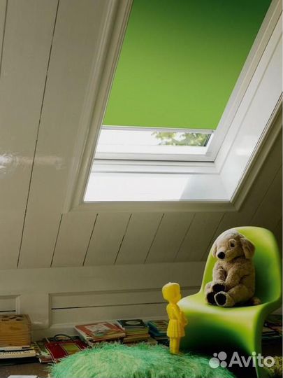 Рулонные шторы на мансардные окна