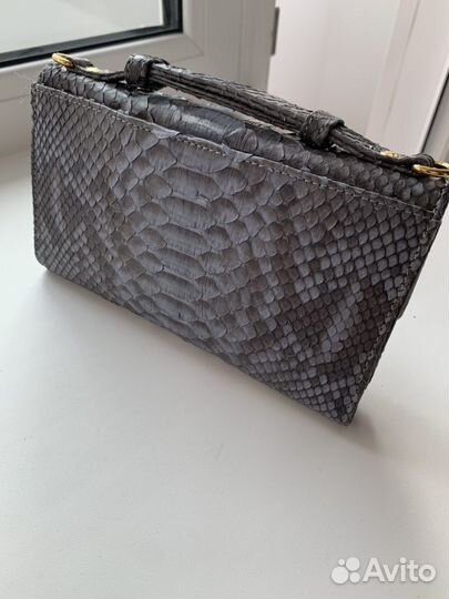 Клатч женский, из кожи змеи