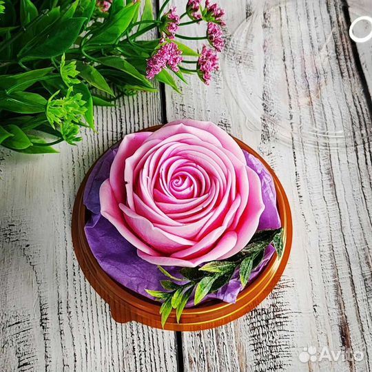 Мыло ручной работы цветы