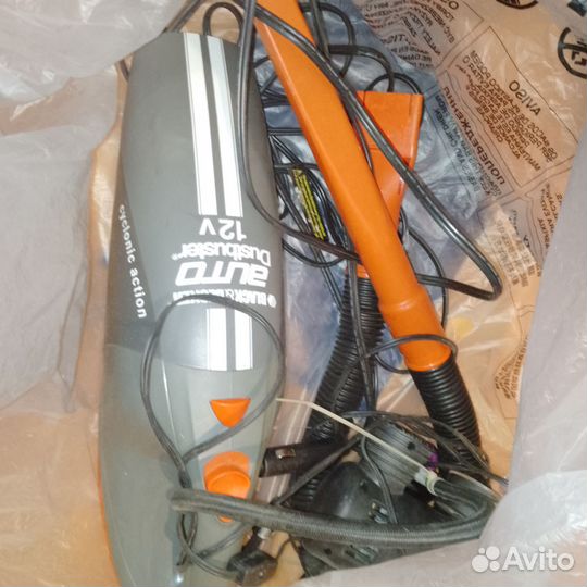 Автомобильный пылесос black decker