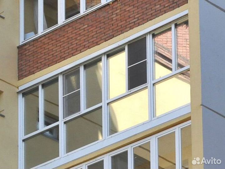 Остекление балконов и лоджий под ключ P2310