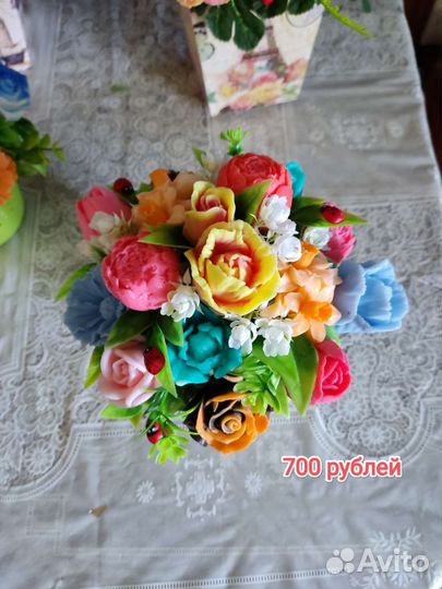 Мыло ручной работы букеты