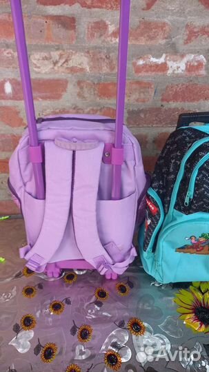 Детский рюкзак на колёсиках
