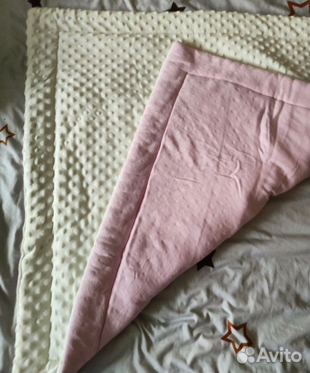 Одеяло на выписку с бантом, демисизонное