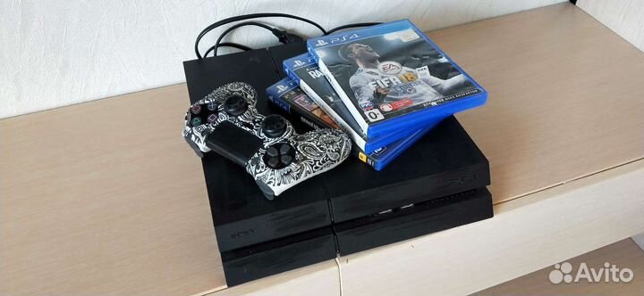 Игровая приставка sony ps4