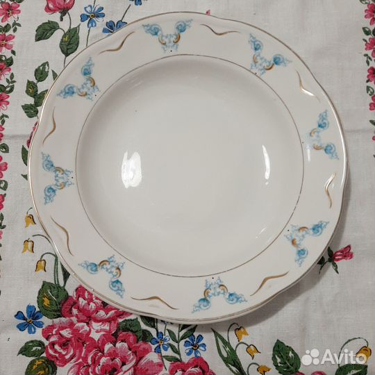 Тарелки большие 24 см 3 пары RPF Латвия 1950-е