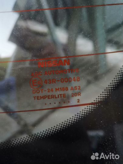 Стекло крышки багажника ниссан кашкай