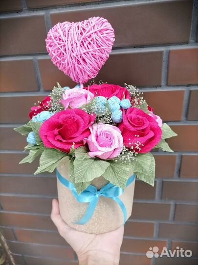 Букеты в подарок ручной работы