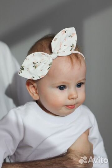 Солоха из хлопка. Бант