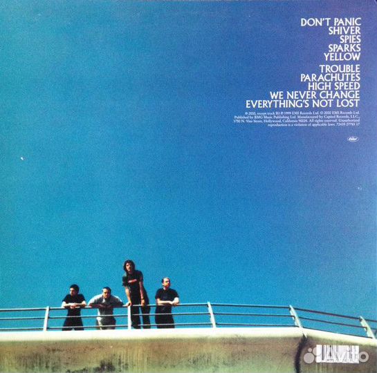 Виниловая пластинка Coldplay Parachutes (180 Gram)