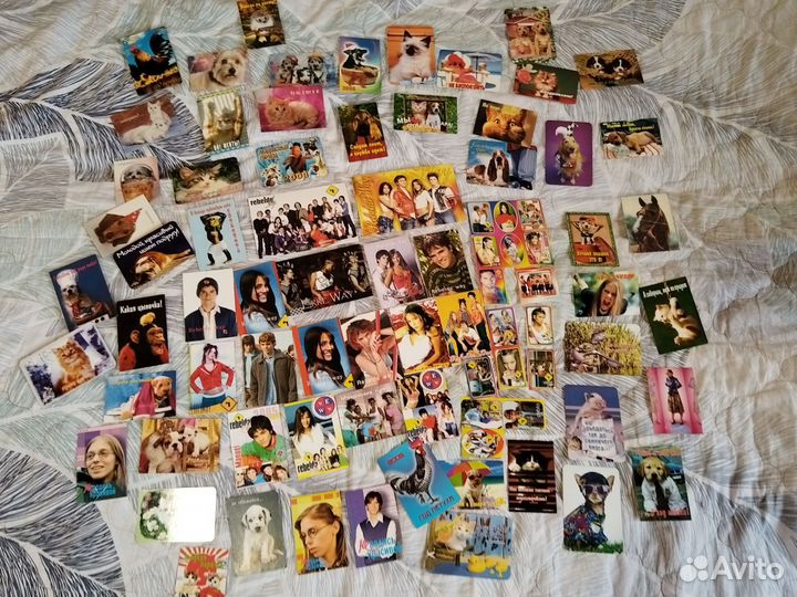 Календарики 2005-2006 год 66 шт