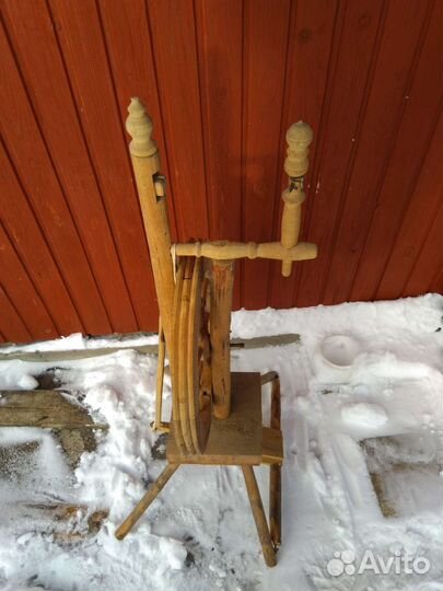 Прялка деревянная старинная