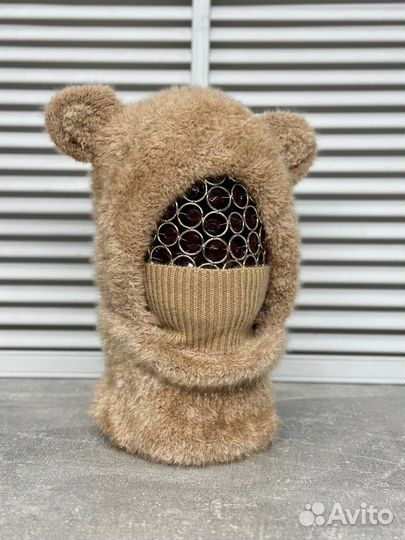 Шапка капор с ушами