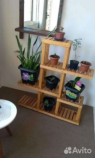 Стеллаж полка для цветов