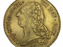 Монета 2 Луидора 1792 А. Франция Людовик XVI