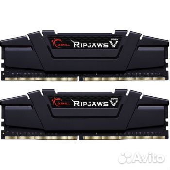 64Gb (2x16Gb) 3600MHz DDR4 G.Skill Ripjaws V (F4-3