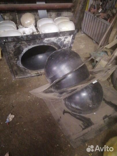 Крышки для колодцев, формы для полусфер