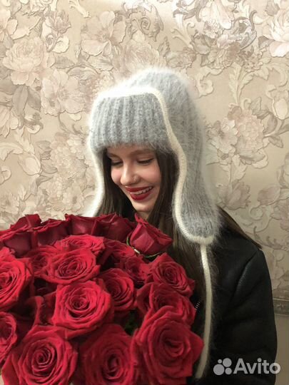 Шапка ушанка женская