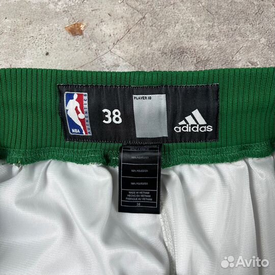 Шорты Adidas x Boston Celtics Оригинал Винтаж XXL