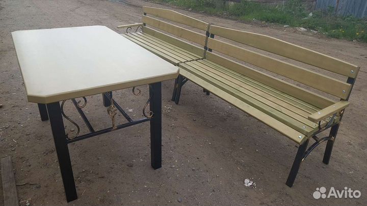 Скамейка парковая, урна парковая