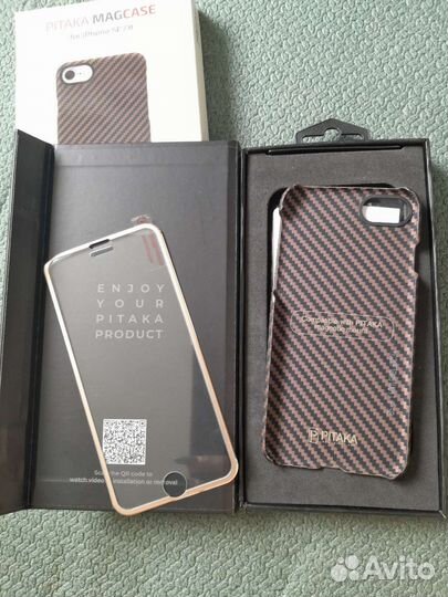 Карбоновый чехол pitaka на iPhone 7/8