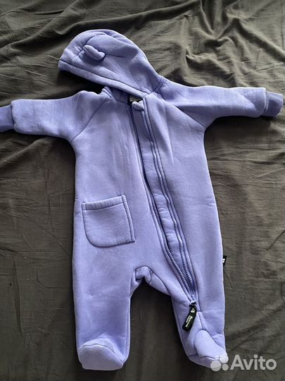 Комбинезон футер с начесом 68-74