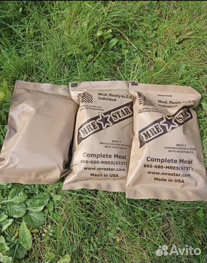 Сухой паек американский, ирп mre star армии США