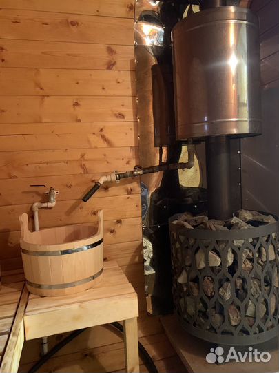 Русская баня на дровах