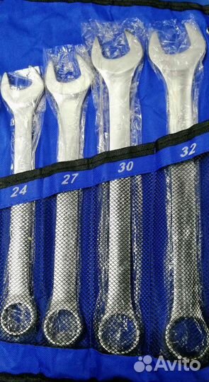 Набор ключей CR-V рожково накидные 14 шт