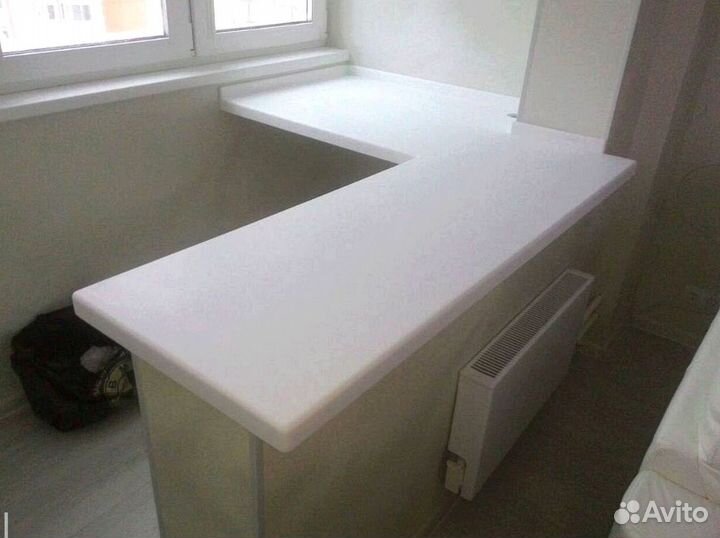 Подоконник из искусственного камня