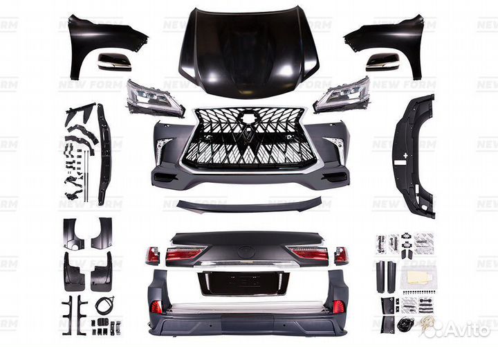 Комплект рестайлинга TRD Lexus LX 570